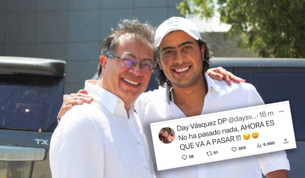 Gustavo Petro y su hijo Nicolás Petro