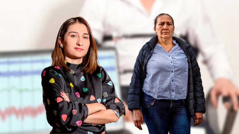Laura Sarabia y Marelbys Meza