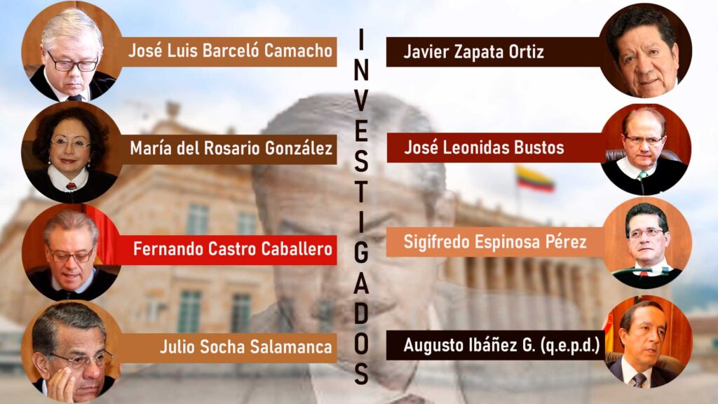 Los magistrados investigados por condenar a Javier Cáceres Leal