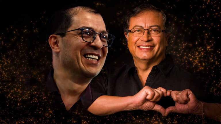 Guistavo Petro y Francisco Barbosa